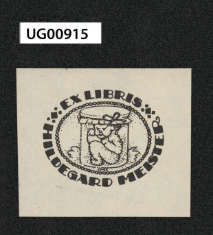 ex libris Hildegard Meister