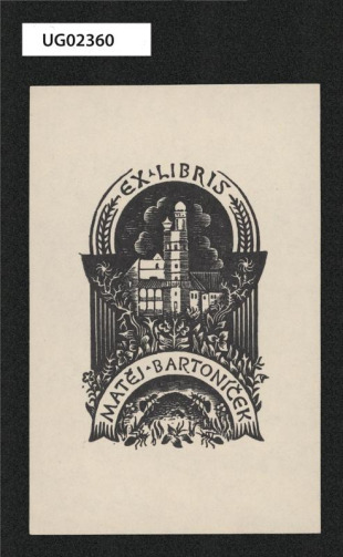 Ex libris Matěj Bartoníček