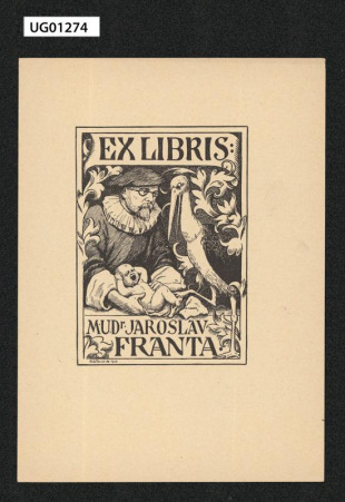 Ex libris MUDr. Jaroslav Frauta