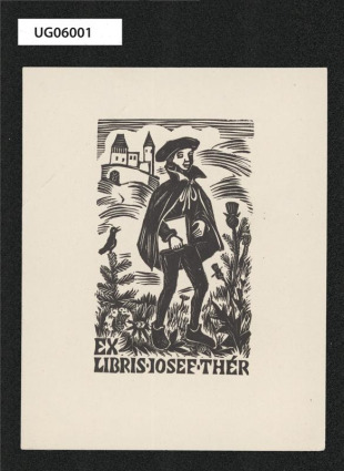 Ex libris Josef Thér