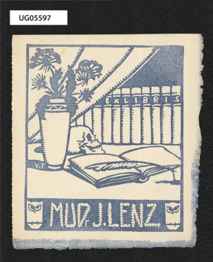 Ex libris MUDr J. Lenz