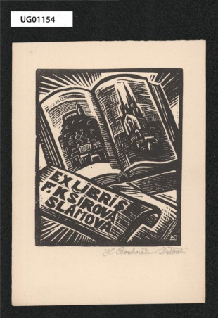 Ex libris F. Kšírová Slámová