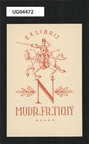 Ex libris MUDr. Fr. Tichý