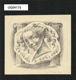 Ex libris B. Kubcové