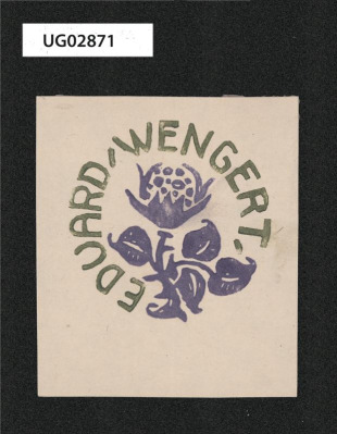 Eduard Wengert (ex libris)