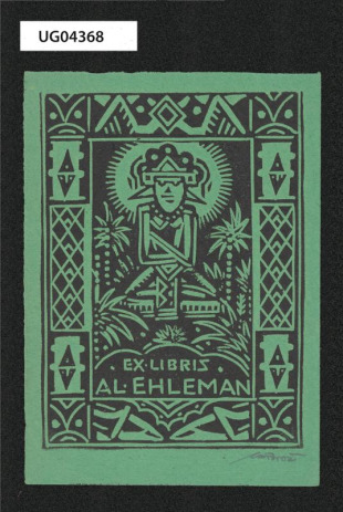 Ex libris AL. Ehleman