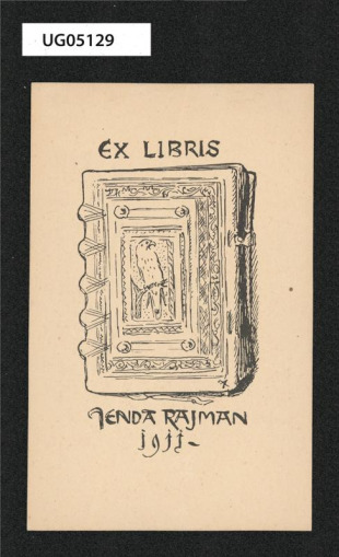 Ex libris / Jenda Rajman / 1911