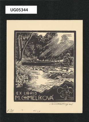 Ex libris M. Chmelíková