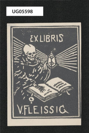 Ex libris V. Fleissig
