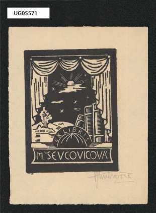 Ex libris M. Ševcovicová
