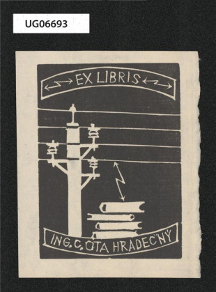 Ex libris Ing. C. Ota Hradečný