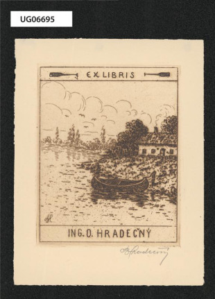Ex libris Ing. O. Hradečný