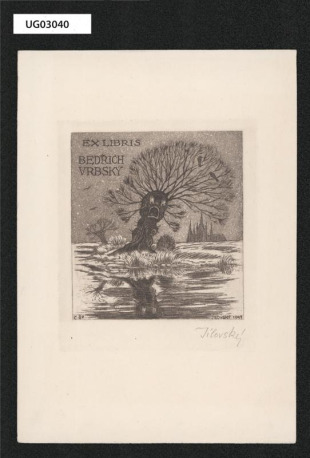 Ex libris Bedřich Vrbský