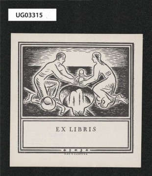 univerzální exlibris pro Družstevní Práci; Ex libris