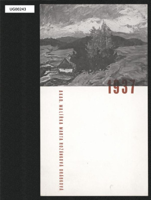 Novoročenka1937 akad.malířky Marty Rožánkové Drábkové