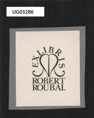 Ex libris Robert Roubal
