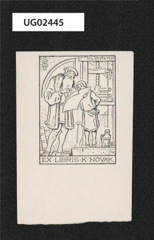 Ex libris N. Novák