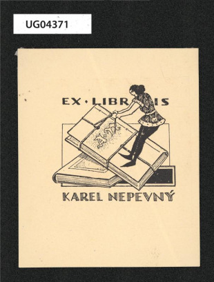 Ex libris Karel Nepevný