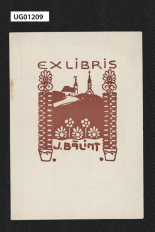 Ex libris J. Bálint [ipse sibi]