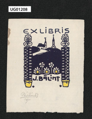 Ex libris J. Bálint (ipse sibi)