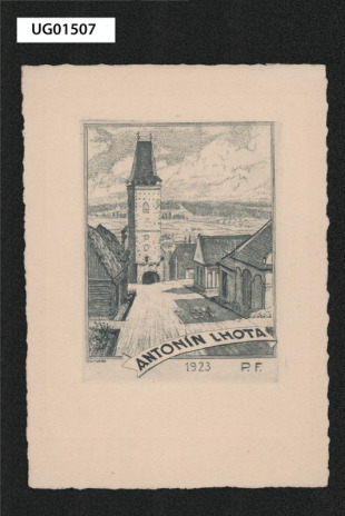 Antonín Lhota 1923 P.F.
