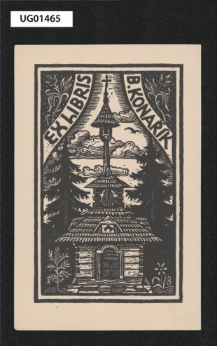 Ex libris B. Konařík