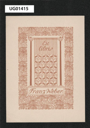 Ex libris Franz Weber