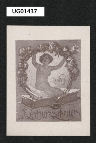 Ex libris Dr. Arthur Scheuer