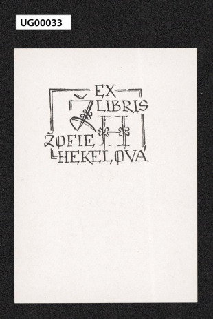 Ex libris Žofie Hekelová