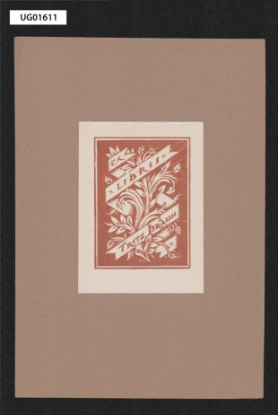 Ex libris Fritz Braun
