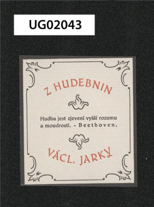 Z hudebnin Václ. Jarky