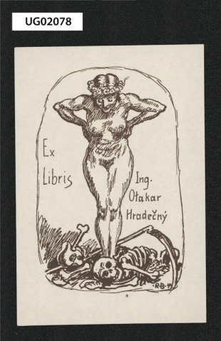 Ex libris Ing. Otakar Hradečný