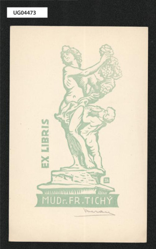 Ex libris MUDr. Fr. Tichý
