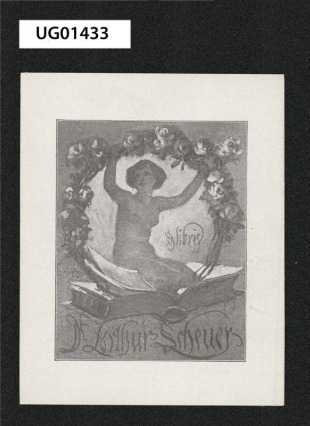Ex librris Dr. Arthur Scheuer