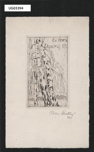 Ex libris Šťastný Ct.