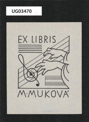 Ex libris: M. Muková