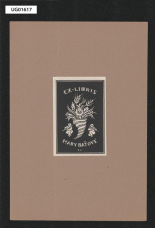 Ex libris Mary Baťové