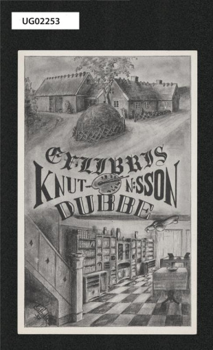 Ex libris Knut nisson Dubbe