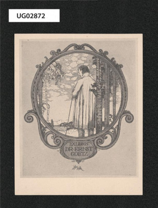 Ex libris Dr. Ernst Goetz