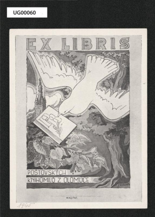 Ex libris poštovských knihomilů z Olomúce