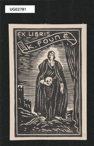 Ex libris K. Founě