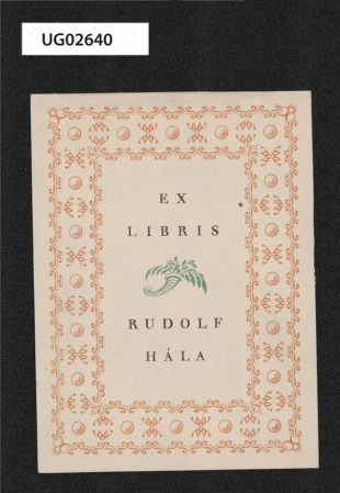Ex libris Rudolf Hála