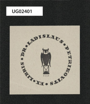 Ex libris D. Ladislav Petikovits