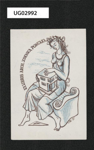 Ex libris arch. Zdenka Poncara