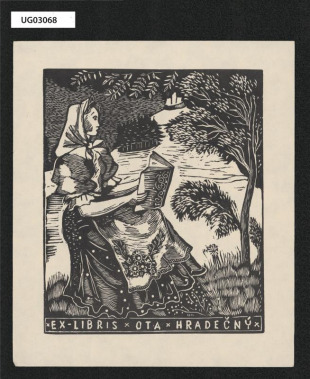 Ex libris Ota Hradečný