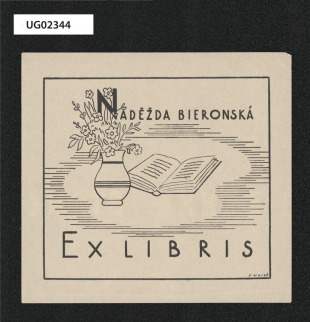 Ex libris Naděžda Bieronská