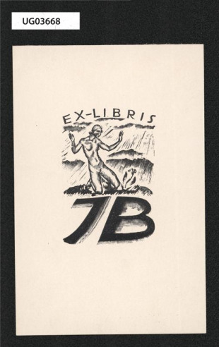 Ex - libris JB (Jaro Beran)