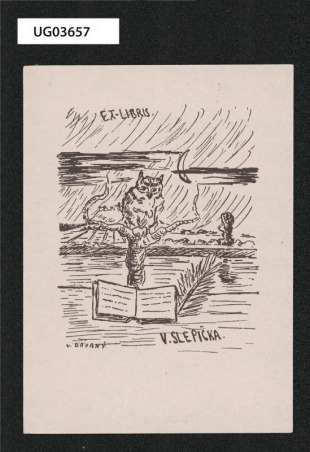Ex libris V. Slepička