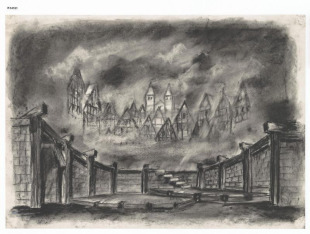 Scénický návrh, B. Smetana "Braniboři v Čechách"