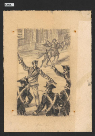 Ilustrace k románu E. Vojnyčové Střeček